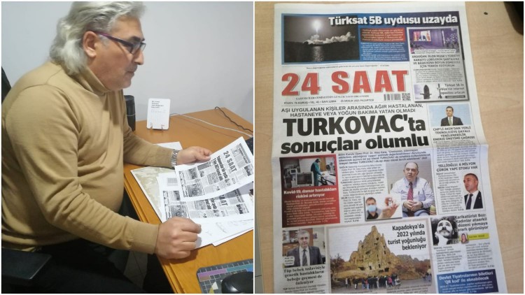 24 Saat gazetesi yazı işleri müdürü Ali Bavuk: "Basının sorunlarını dile getiren bir yayın politikası izliyoruz"