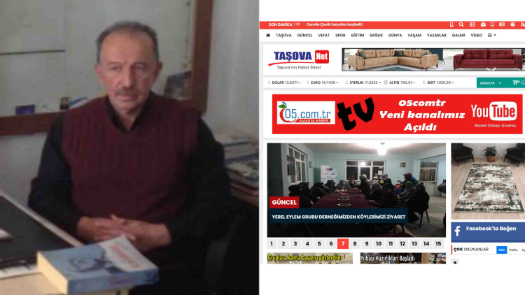 Taşova gazetesi muhabiri Ahmet Günaydın: "Biz halkın gazetecisiyiz"