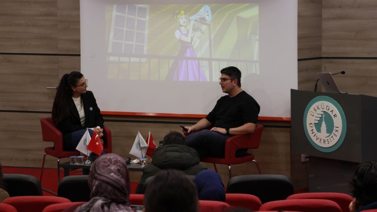 Animasyon Söyleşileri'nde Oktay Nikseresht öğrencilerle buluştu