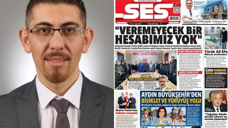 Aydın Ses gazetesi sorumlu yazı işleri müdürü Ümit Özmen: "Türkiye'nin yayında olan en eski 10 gazetesi arasındayız"