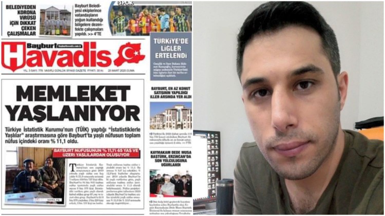 Bayburt Havadis gazetesi sorumlu yazı işleri müdürü Seyfullah Kaya: "İnternette ilk bizde olsun yarışı var doğal olarak"