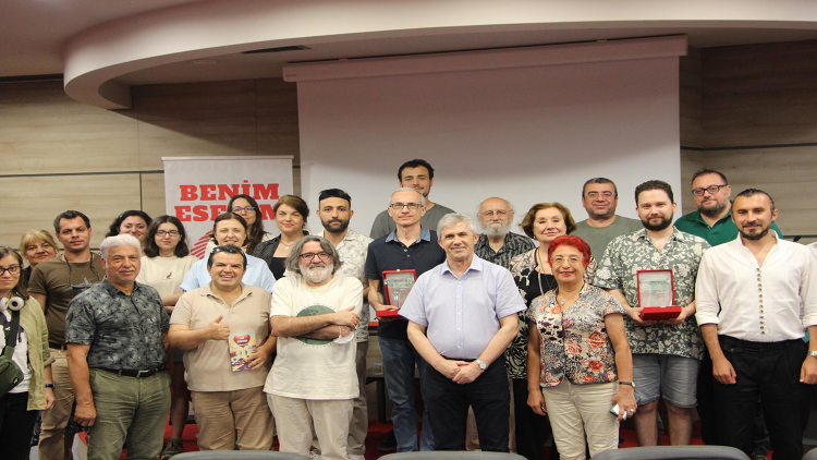 Benim Eserim 5 ödülleri Üsküdar İletişim'de düzenlenen törenle sahiplerini buldu