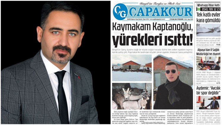 Bingöllü gazeteci Hakim Bayraktar: "Temel ilkemiz haberin doğruluğudur"