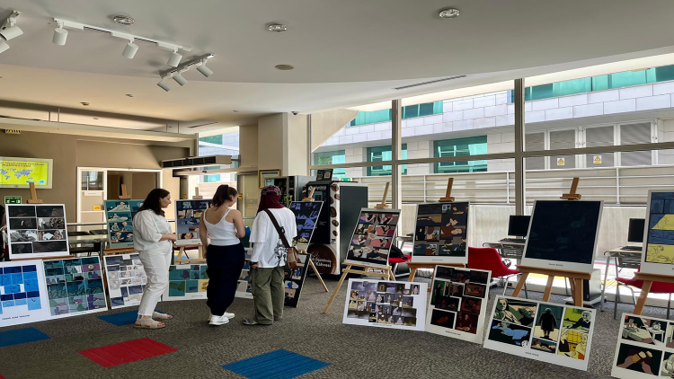 Çizgi Film ve Animasyon Bölümü öğrencilerinin sergisi ziyaretçilerini bekliyor