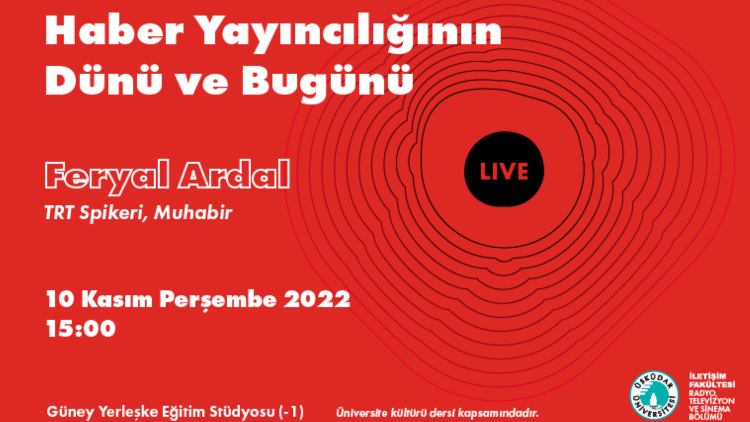 Deneyimli TRT muhabirinden genç iletişimlilere habercilik tüyoları