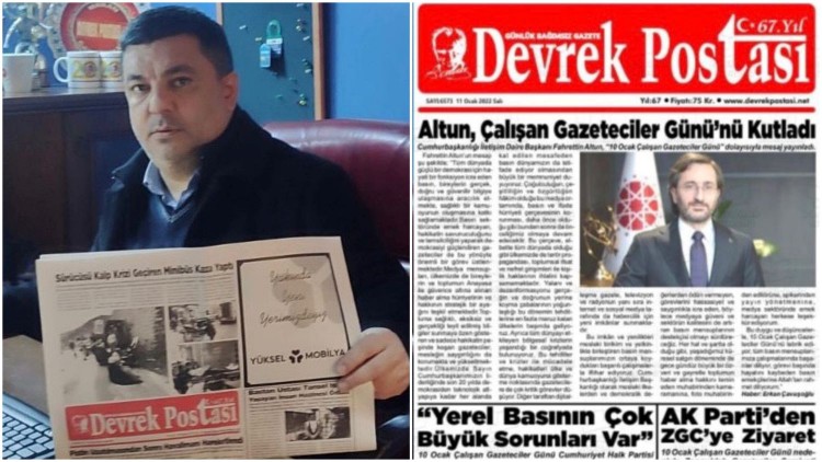 Devrek Postası yazı işleri müdürü Hakan Çavuşoğlu: "Basılı medya eski gücünü kaybetti"