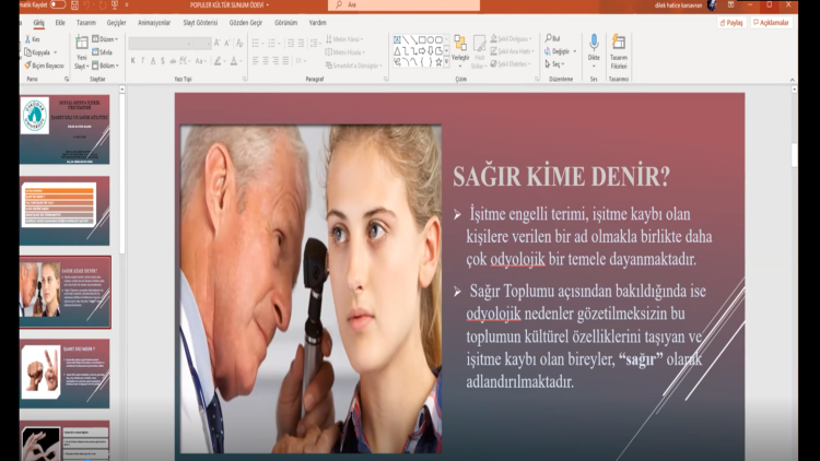 Üsküdar İletişim'de işaret dili ve kültürü söyleşisi gerçekleştirildi