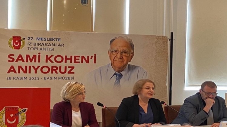 Dış politika muhabirliğinin çınarı Sami Kohen törenle anıldı