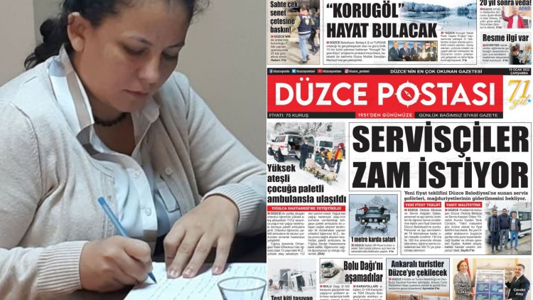 Düzce Postası yazı işleri müdürü Çiğdem Diğer: "Özgün içerikler üretmeye gayret ediyoruz"