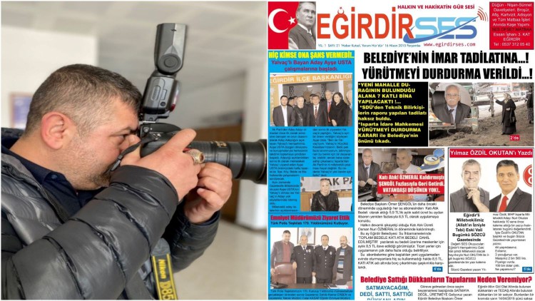 Eğirdir Ses gazetesi sahibi Kemal Erben: "Halk olmazsa bir gazete olmaz"