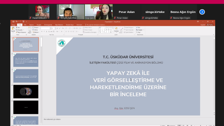 Fakülte seminerinde yapay zeka ile veri görselleştirmenin geleceği konuşuldu