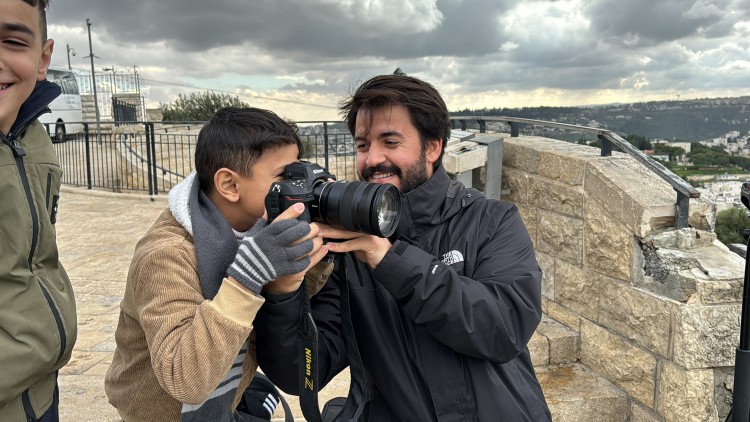 Gazeteci Arif Murat Kayacan, İsrail-Filistin savaşına tanıklık ediyor