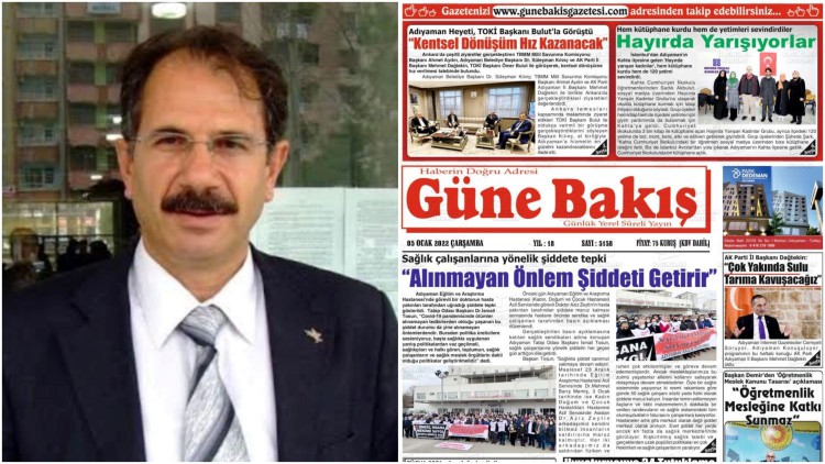 Günebakış Gazetesi Genel Yayın Yönetmeni Naif Karabatak: Medya insanların kişisel hak ve özgürlüklerine tecavüz etmemeli