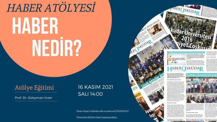 Haber Atölyesi eğitimlerine 'haber' konusuyla devam ediyor
