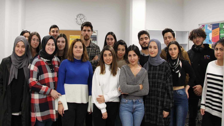 Haber atölyesinde çekim ölçekleri gösterildi