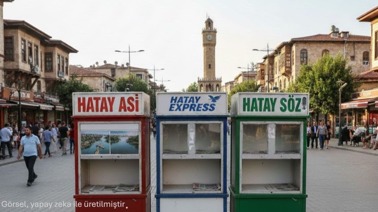 Hatay merkezde yerel gazete sayısı 15’ten 3’e düştü