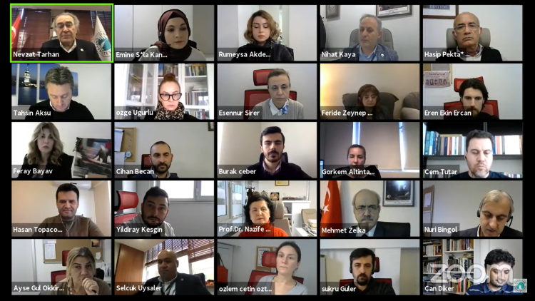 İletişim Fakültesi öğrencileri çevrim içi ortamda Rektörle buluştu