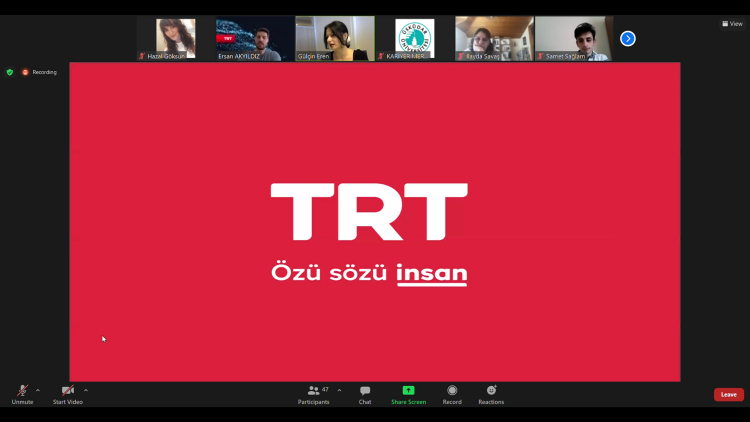 İletişim Fakültesi Sektör Buluşmaları'nda  TRT'nin kariyer olanakları konuşuldu