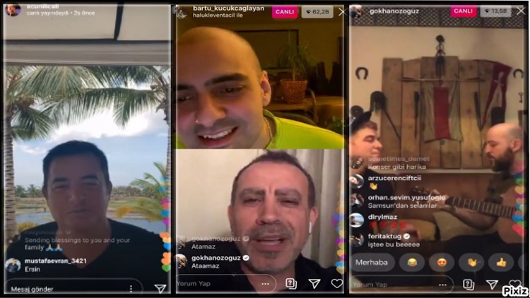 Karantina günlerinde evden konser dönemi