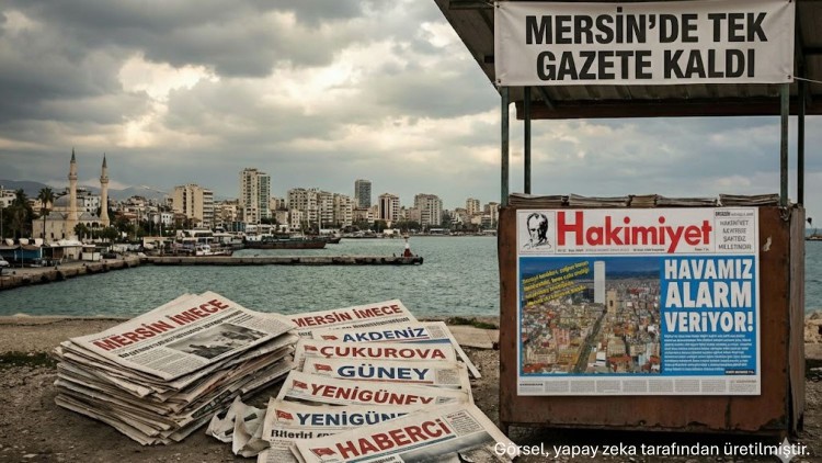 Mersin de tek gazeteli şehirler kervanına katıldı