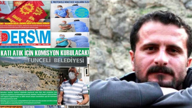 Özgür Dersim gazetesi sorumlu yazı işleri müdürü Ercan Topaç: "Haber değeri olan her haberi yayımlıyoruz"