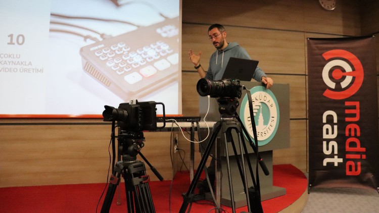 Radyo, Televizyon ve Sinema Bölümü kamera ve video yapım atölyesi gerçekleştirdi