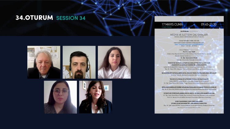 Sempozyumun 34. oturumunda medya ve iletişim çalışmaları ele alındı