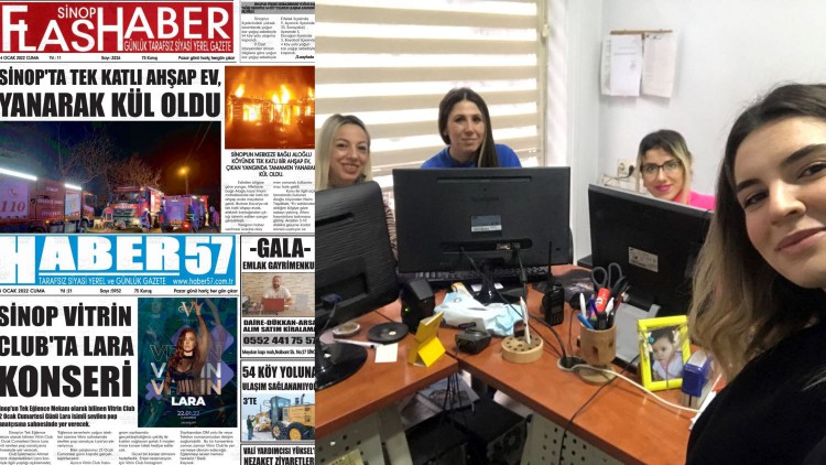 Sinop Haber 57 gazetesi yazı işleri müdürü Esra Aksu: "Gazetecilik yapan büyüklerimizle konuşarak gazetecilik yapmayı öğrendik"