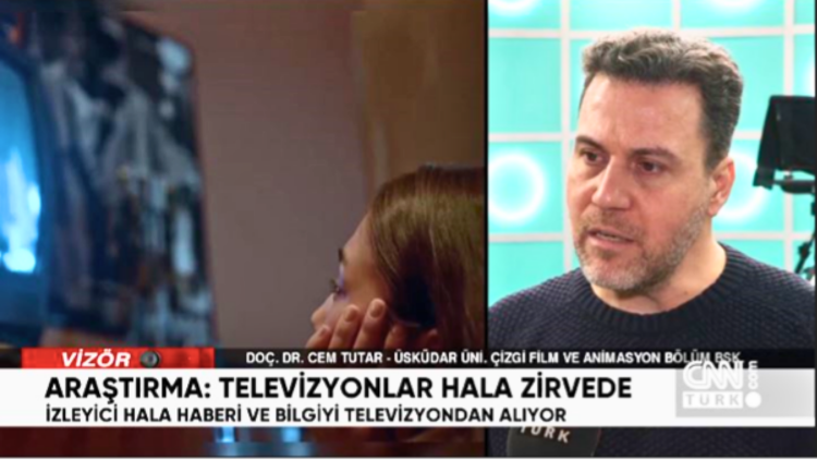 Doç. Dr. Cem Tutar: “Televizyon, haber ve bilgiye ulaşmada birincil iletişim aracı”