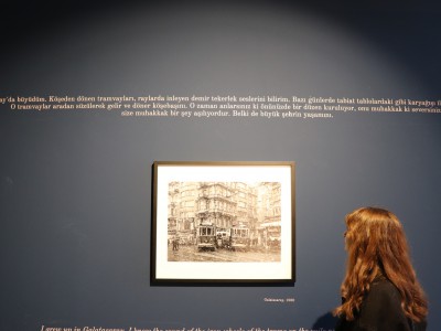 Galatoport İstanbul'daki Ara Güler sergisinin haberi.