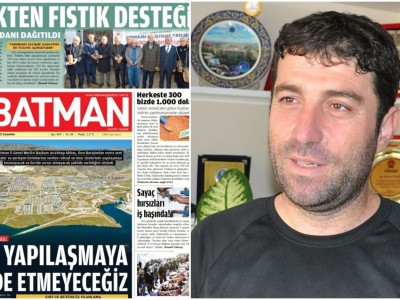 Batman gazetesi yazı işleri müdürü Halit Biliz sorularımızı cevapladı.