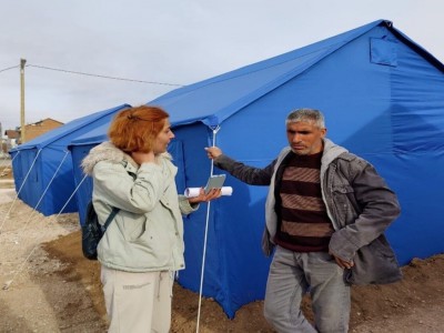 Gazeteci Berfin Güler ile deprem röportajı yaptık.