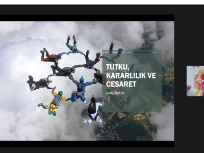 Reklamcılık bölümünün etkinliğinde TimePR kurucusu ve ajans başkanı Sevda Solak ile kadın girişimciliği hakkında konuşuldu