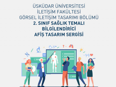 Görsel İletişim öğrencilerinden sağlık temalı afişlerle farkındalık sergisi