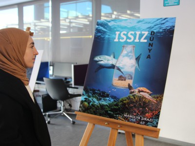 Üsküdar Üniversitesi Reklamcılık Bölümü öğrencilerinin "Reklamcılıkta İleri Tasarım" sergisi açıldı