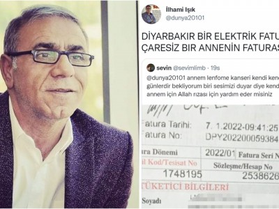 Yazar İlhami Işık yoksul ailelerin faturalarının ödenmesine yardımcı oluyor.