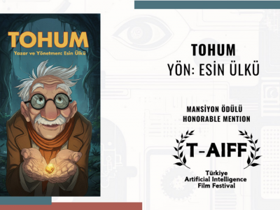 Mezunumuz Esin Ülkü’ye Yapay Zekâ Film Festivali’nden mansiyon ödülü