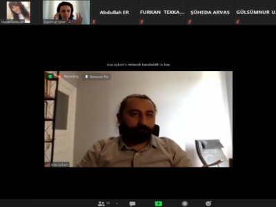 Radyo Televizyon ve Sinema Bölümü tarafından gerçekleştirilen etkinlikte; Öğr. Gör. Rıza Oylum ile 'Sinematografi' konuşuldu.