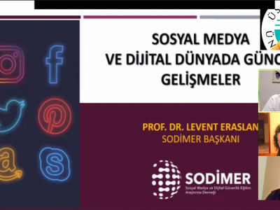 Yeni Medya ve İletişim Bölümü, SODİMER başkanı Prof. Dr. Levent Eraslan'ı konuk etti.