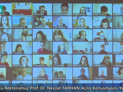 Üsküdar Üniversitesi 2020-2021 Akademik Yılı Fi-jital Açılış Töreni, pandemi önlemleri çerçevesinde çevrimiçi olarak gerçekleştirildi.