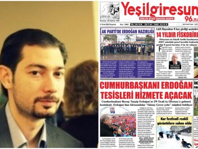 Yeşilgiresun gazetesi genel yayın yönetmeni Egemen Öğütçü ile bir röportaj gerçekleştirdik.
