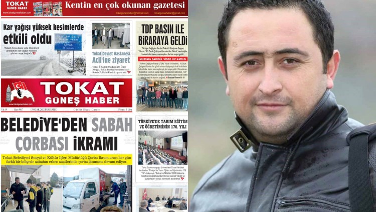 Tokat Güneş Haber sorumlu yazı işleri müdürü Dursun Ekrem Er: "İçerisinde insan unsuru bulunduran her şey bizim için haberdir"