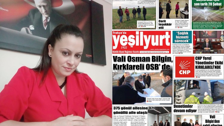Trakya’da Yeşilyurt gazetesi sorumlu yazı işleri müdürü Aylin Ayaz: "Her şey haberdir, muhabirin onu görmesi yeterlidir"