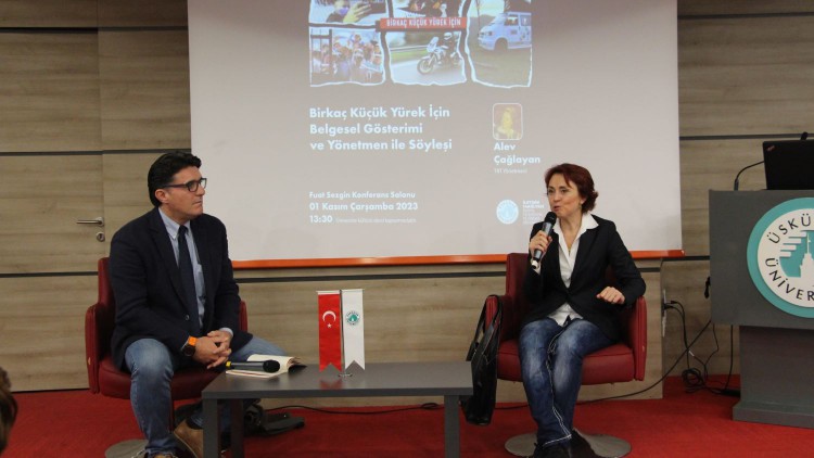 TRT yönetmeni Alev Çağlayan İletişim Fakültesi öğrencilerine belgeselciliği anlattı