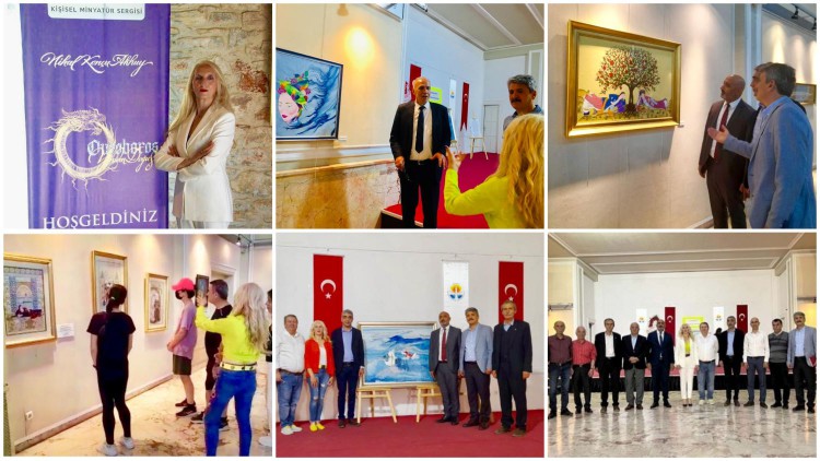 Üsküdar İletişim mezunu Nihal Koncu Akhuy ikinci kişisel sergisini Adana'da açtı