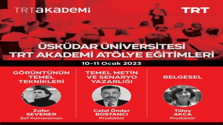Üsküdar İletişim'de TRT Akademi atölye eğitimleri gerçekleştirildi