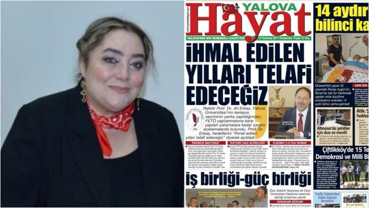 Yalova Hayat gazetesi sahibi Süheyla Gözdereliler: "Suçu olmayan birini suçluymuş gibi yazmak doğru olmaz"