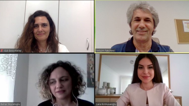 Yüksek lisans öğrencisi Lara Kırmusaoğlu çevrim içi jüri toplantısında tezini savundu